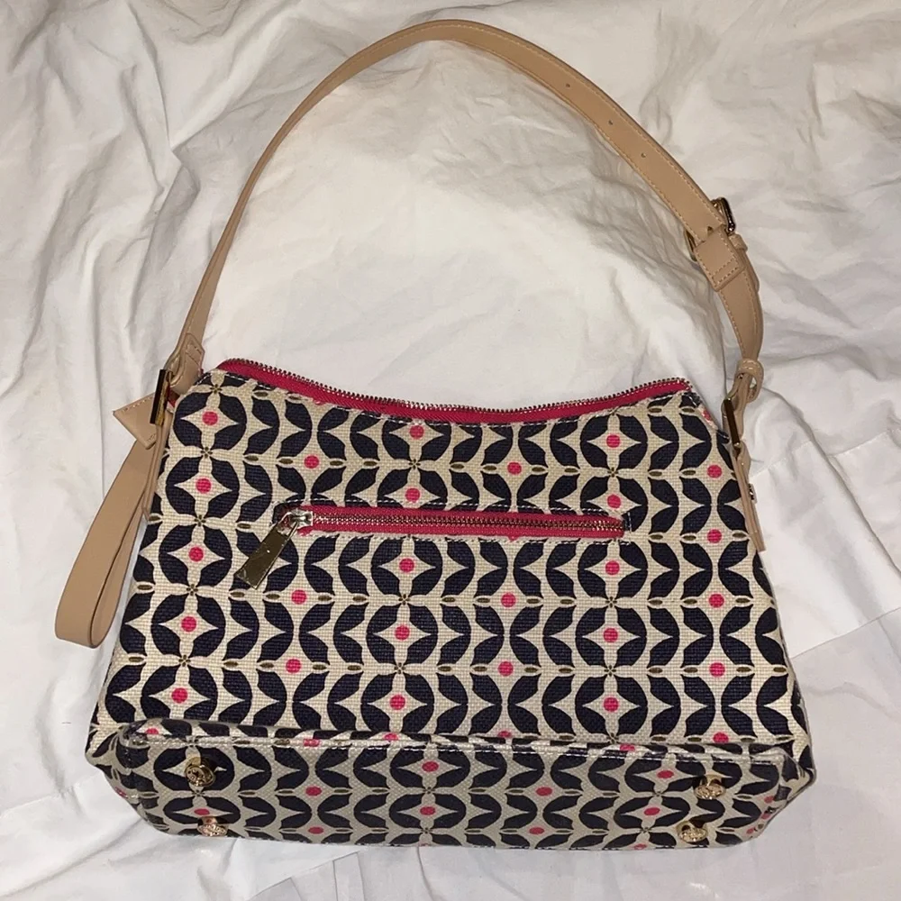 Spartina 449 Maritime Piper Dixie Hobo Bag Leather Linen